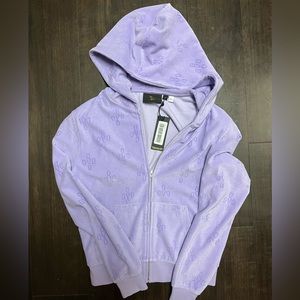 Women’s monogram full-zip hoodie, OVO brand